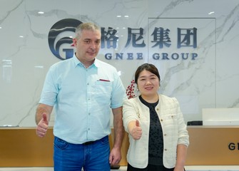 Azerbaijan customer visits GNEE to purchase S355J2H structural pipe